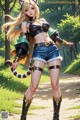 Hentai - Radiant Huntress in Verdant Silks Set.2 20250126 Part 13